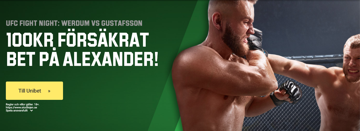 Gustafsson Werdum gratis stream