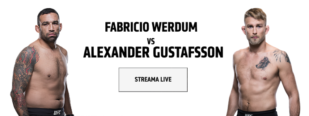 Streama Gustafsson vs Werdum gratis live streaming? UFC Fight Night live inatt!