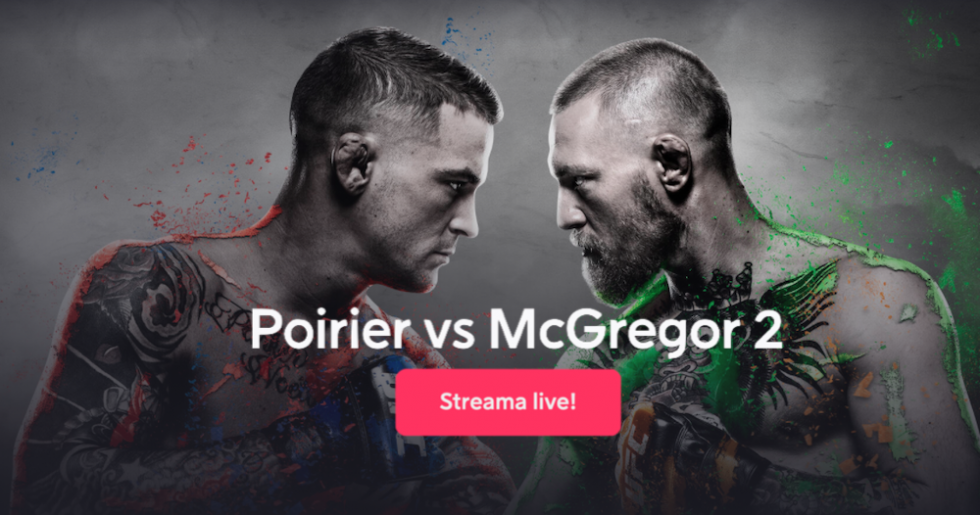 Streama McGregor vs Poirier gratis live streaming? UFC 257 live inatt!